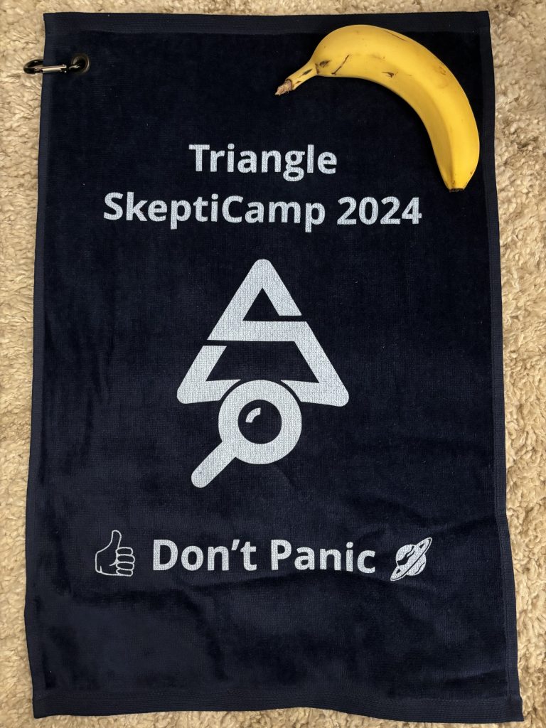 Triangle Skepticamp 2024 Towel Photo